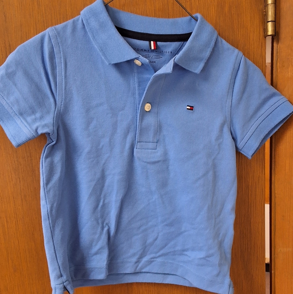 Tommy Hilfiger Kids Blue Polo Shirt